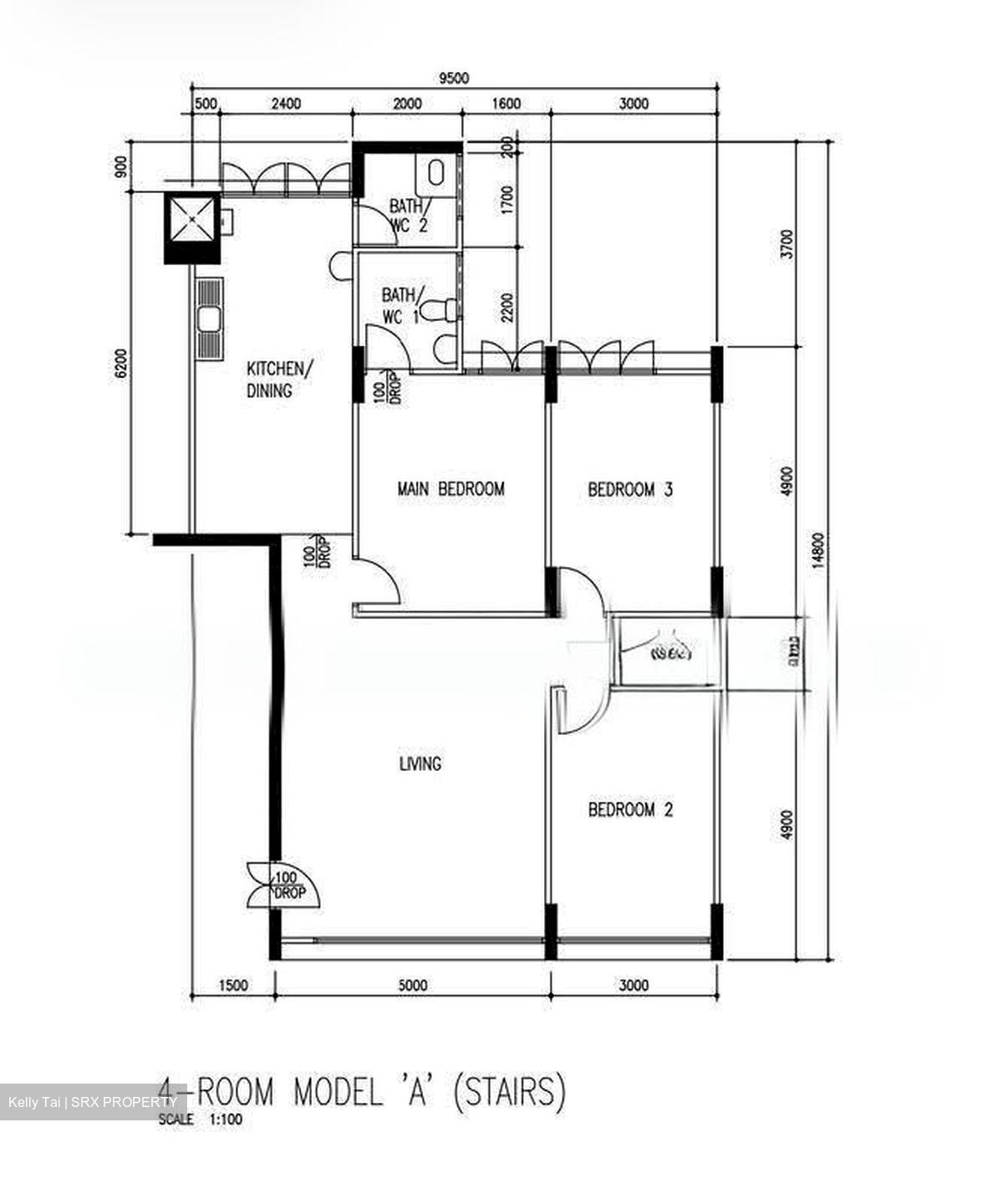 Blk 718 Bedok Reservoir Road (Bedok), HDB 4 Rooms #633805981